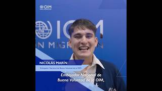 IOM Goodwill Ambassador Nicolás Marín for #IMD2024 (ES)