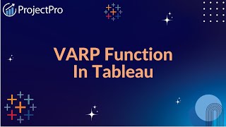 How does the VARP function work in tableau?