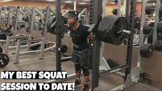 Squatting 600lbs In A Commercial Gym For Reps | HUGE PR