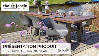 Chaise de jardin SOPHIE Rondo Elegance - Anthracite | Jardin | HARTMAN distribué par Chalet-Jardin