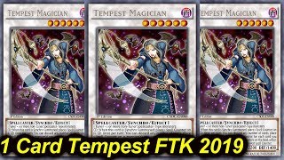 【YGOPRO】1 CARD TEMPEST MAGICIAN FTK JULY 2019