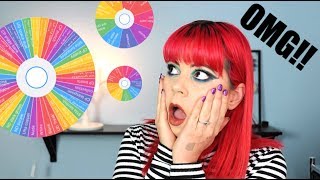 Makeup Roulette | Episode 1 | Full face of makeup chosen by the wheel 🙈