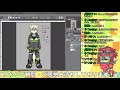 vtuberになりたい作業生配信！ レイヤー分け u0026線画作業