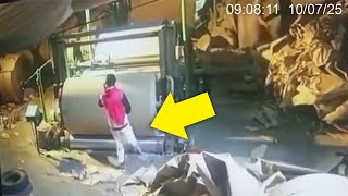 He Got Too Close to the Roller… Then This Happened!