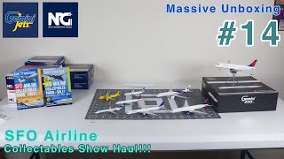 SFO Airline Collectables Show Model Haul!!!| GeminiJets \u0026 NG Models| Massive Unboxing #14