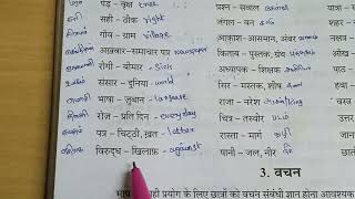 Rashtrabhasha Grammar explanation important questions Grammar lesson 2