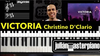 VICTORIA -(Christine D'Clario)-Piano tutorial-Arreglos origínales-julianmasterpiano