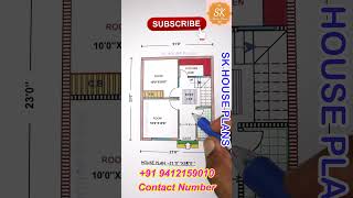 21 X 23 House Design 483 sqft / 54 sqyds / New 2024 Home Design 45 sqm (S NO 2364)