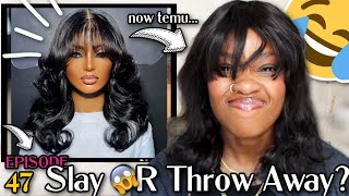 🤯🤯Slay Or Throw Away 47! | ✨Trying Cheap TEMU & AMAZON Wigs. Here's What Happened! | MARY K. BELLA