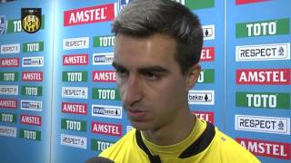 Interview met Tom van Hyfte na Roda JC Kerkrade - Excelsior