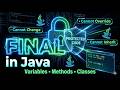 Final Keyword in Java 🔥 | Variable, Method & Class Explained