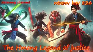 Ntxoov kav The Hmong Legend Part 826 -Tub Lwj Vs Nkauj Qwm - Sword fighter for justice