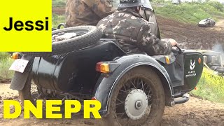 Stuck in the Mud: Watch a DNEPR Motorcycle Tackle Army Training Ground Terrain