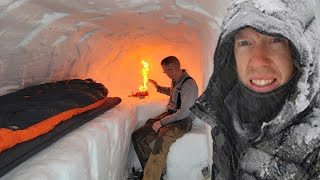 Expert Builds Crazy Shelters to Survive Snowstorms | @OutdoorBoys