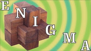 Solution for Enigma from Puzzle Master Wood Puzzles