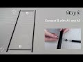 4 panel room divider screen assembly video