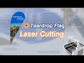 How to Laser Cut Sublimation Flag | Vision Laser Cutter