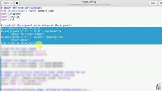 62 Image Difference with OpenCV and Python