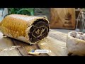 easy wrapped poppyseed roll made with tortilla perfect for a delicious dessert