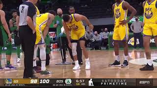 Steph Curry Is Furious After Rolled His Ankle | Warriors vs Celtics | NBA Legends