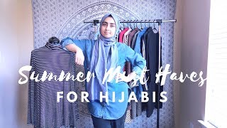 SUMMER HIJAB OUTFIT MUST-HAVES \u0026 ESSENTIALS // MODEST FASHION