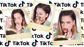 TikTok sminktrükkök tesztelve😳 // orrkontúr szemöldökcsipesszel?│Karin Dragos