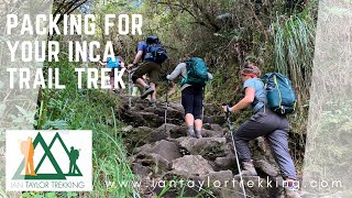 INCA TRAIL PACKING VIDEO