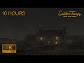 Stormy Night in Northumberland 4K | Heavy Rain & Distant Rolling Thunder | Relax | Study | Sleep