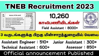 TNEB Recruitment 2023🔥Official Announcement Released 👍