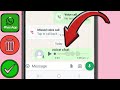 How to Remove Voice Chat From Whatsapp Group 2024 ll