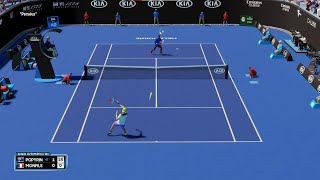 Alexei Popyrin vs Gaël Monfils ATP Melbourne /AO.Tennis 2 |Online 23 [1080x60 fps] Gameplay PC