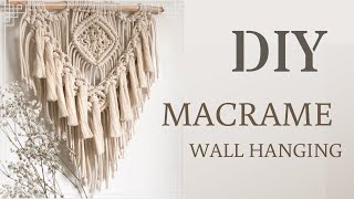 DIY Easy: Macrame Wall Hanging Tutorial No. 2 | How to make tassels