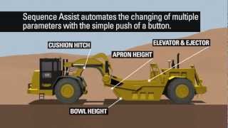 Cat® Grade Control for Scrapers: Sequence Assist