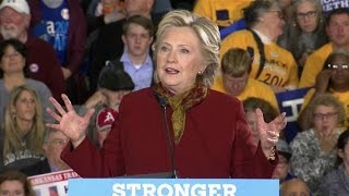Full Video: Clinton makes plea to undecided voters in Pittsburgh
