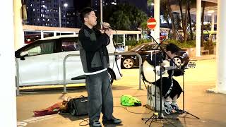 Busking旺角東火車站B出口@Supper Moment_最後晚餐+鄭中基_三生有幸-Cover|20241213