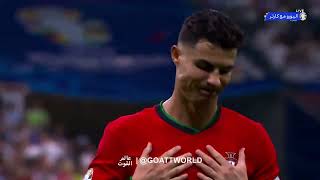 Ronaldo apologize after scoring to the fans#ronaldo #portugal #slovenia #football