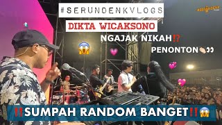 #SERUNDENKVLOGS - DIKTA NGAJAK NIKAH PENONTON⁉️ SUMPAH RANDOM BANGET DIIRINGI TIMNAS INDONESIA‼️🤯😱