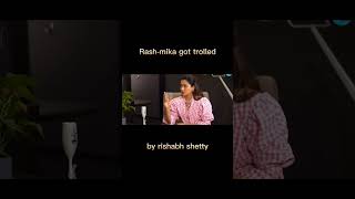Rashmika gets trolled again 😂😂 #shorts #rashmikamandanna #rishabshetty #roast