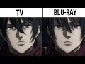 Attack on Titan Season 4 Episode 6 TV vs Blu-RAY Comparison