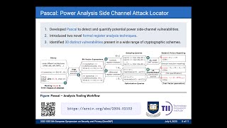 Pascal: Power Analysis Side Channel Attack Locator