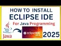 How to install eclipse ide 2025 for java programming #java  #java_programming #exlipse