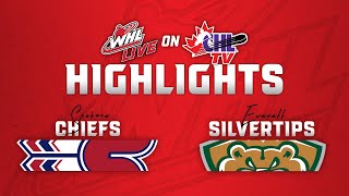 Spokane Chiefs at Everett Silvertips 1/10 | WHL Highlights 2024-25