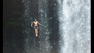 OMG.!! Insane divers in Krang shuri Falls.