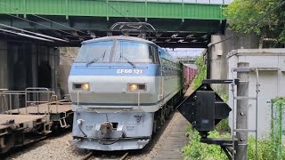 [隅田川シャトル] 6月26日新秋津駅 吹田A7運用 72レ EF66 121