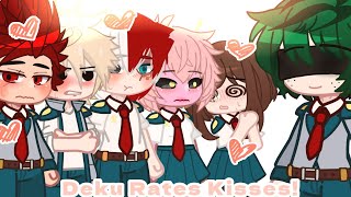 Deku Rates Kisses😳💋 || DEKUBOWL? || Mha/Bnha ||