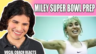 Download Vocal Coach Reacts to Miley Cyrus - Angels Like You  (Super Bowl Prep) mp3