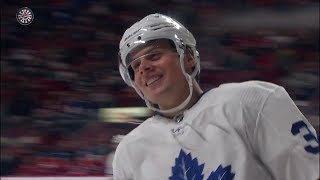 Auston Matthews 12th Goal of the Season! 11/18/17 (Toronto Maple Leafs vs Montreal Canadiens)