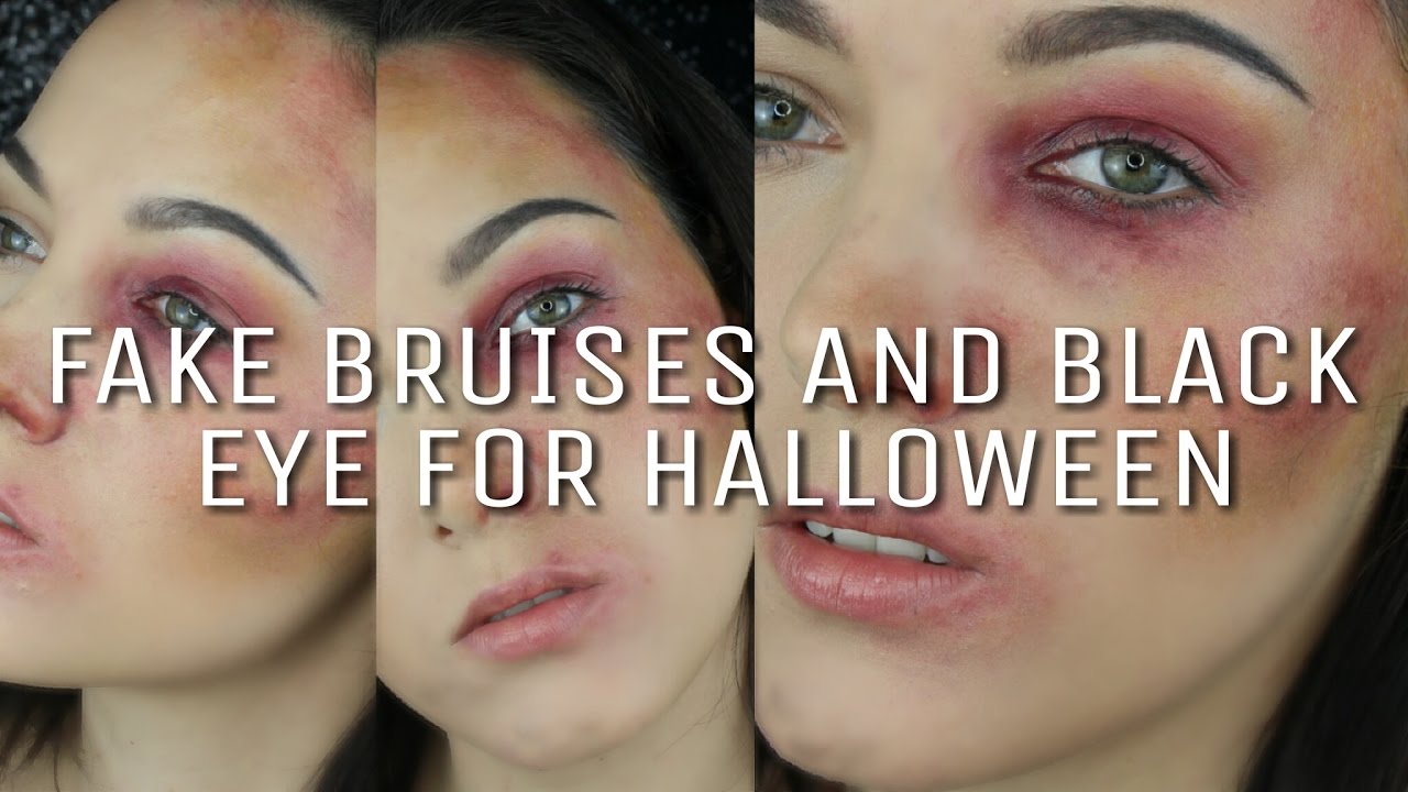 Using Fake Bruises Makeup