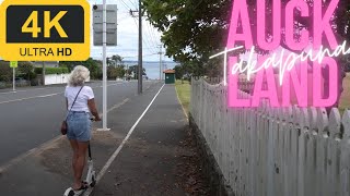 Walk in Auckland | Fort Takapuna | Narrow Neck Beach | 4K