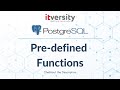 Mastering SQL - Postgresql - Pre-defined Functions - Handling NULL Values